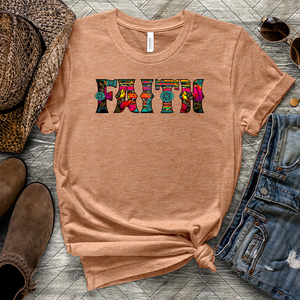 Faith Serape Heathered Tee