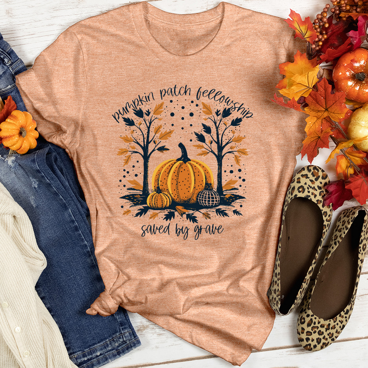 Grow In Grace Pumpkin Patch Heathered Tee