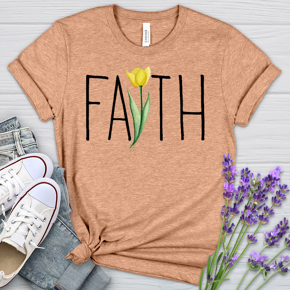 Faith Tulip Heathered Tee