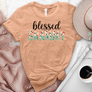 Blessed Grammy Heathered Tee