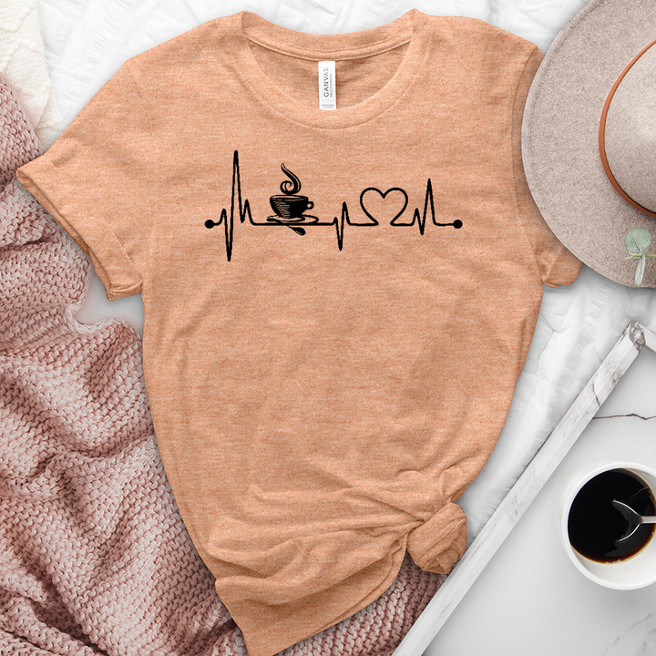 Coffee And Love Heathered Tee