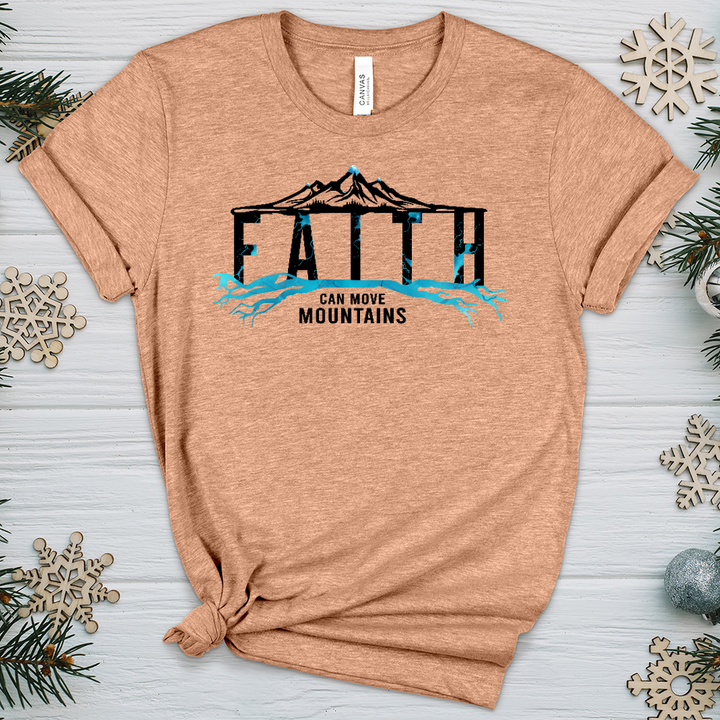 Faith Mountains Heathered Tee