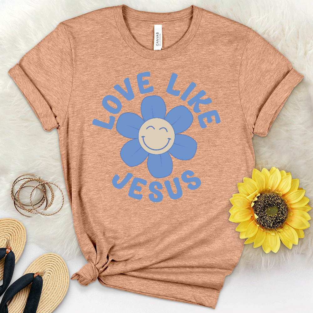 Love Like Jesus Heathered Tee