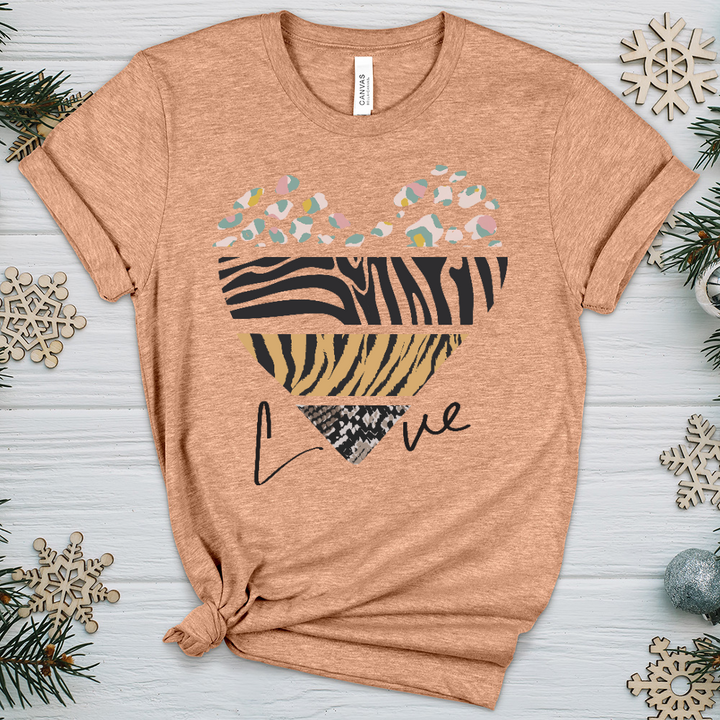 Love Is Wild 9 Heathered Tee