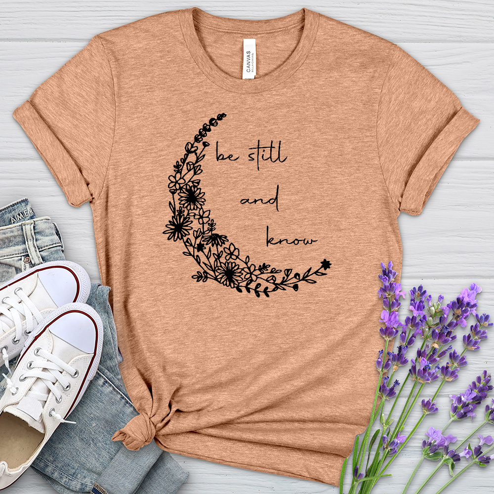 Be Still and Know Heathered Tee