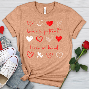 Heart Evolution Heathered Tee