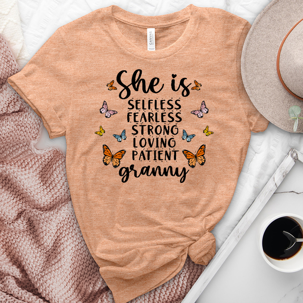 She Is Granny Heathered Tee