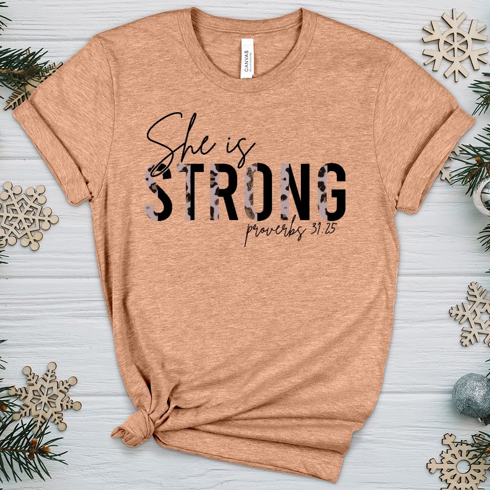 She is Strong 02 Heathered Tee