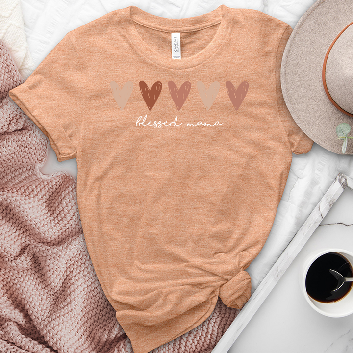 Blessed Mama Heathered Tee