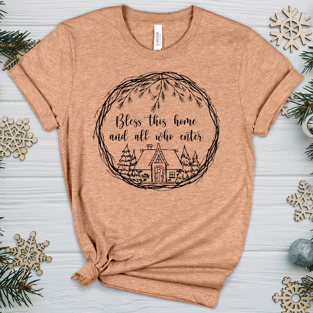 Bless This Home Heathered Tee