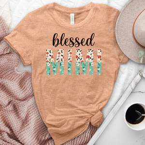 Blessed Mimi Heathered Tee