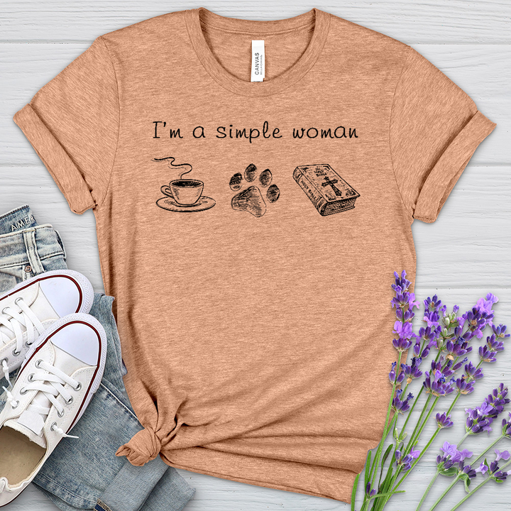 Simple Woman Heathered Tee