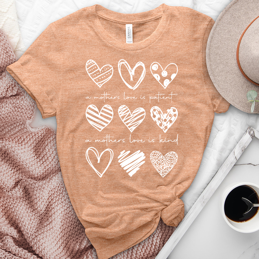 A Mothers Love Is Patient Heathered Tee