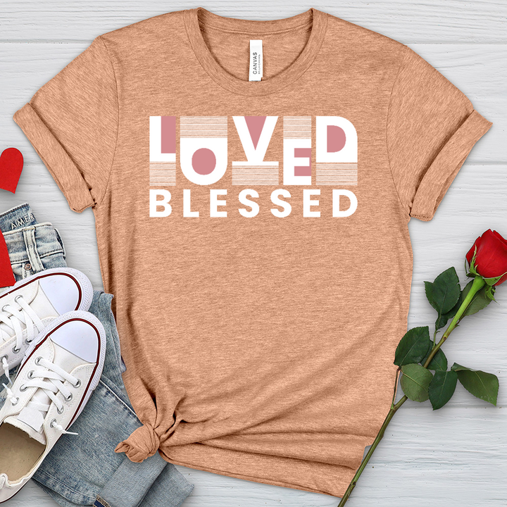 Loved Blessed Heathered Tee