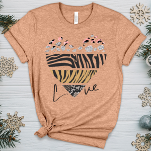 Love Is Wild 5 Heathered Tee