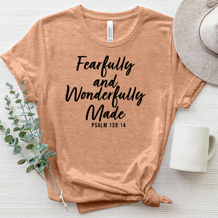 Fearfully and Wonderfully Made Heathered Tee