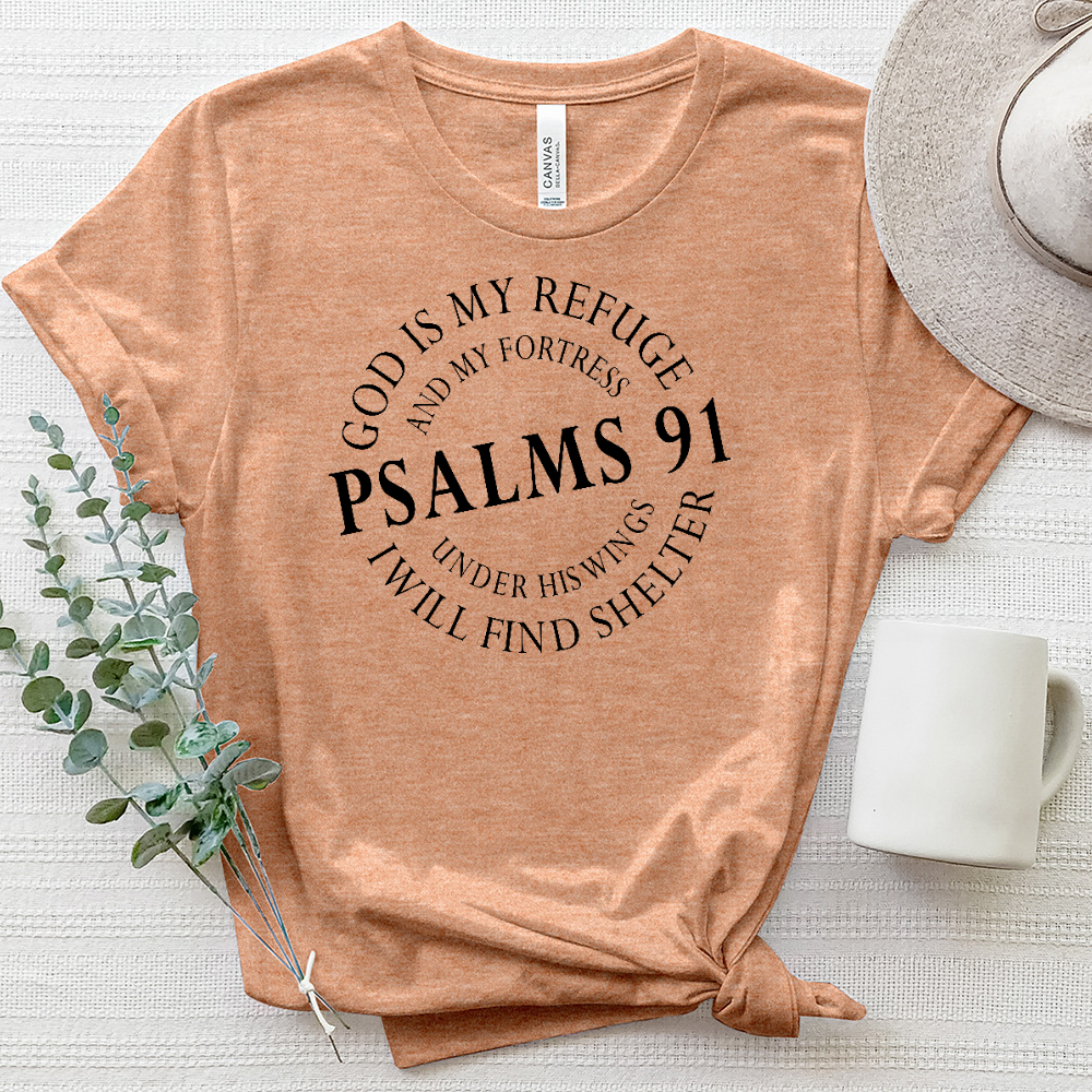 Psalm 91 Heathered Tee