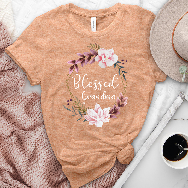 Blessed Grandma Heathered Tee