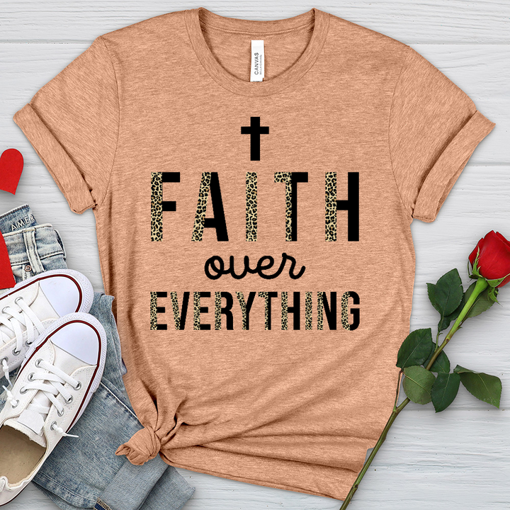 Faith Over Everything Heathered Tee