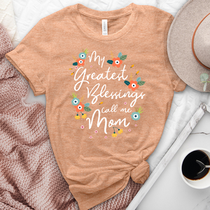 My Greatest Floral Quote Heathered Tee