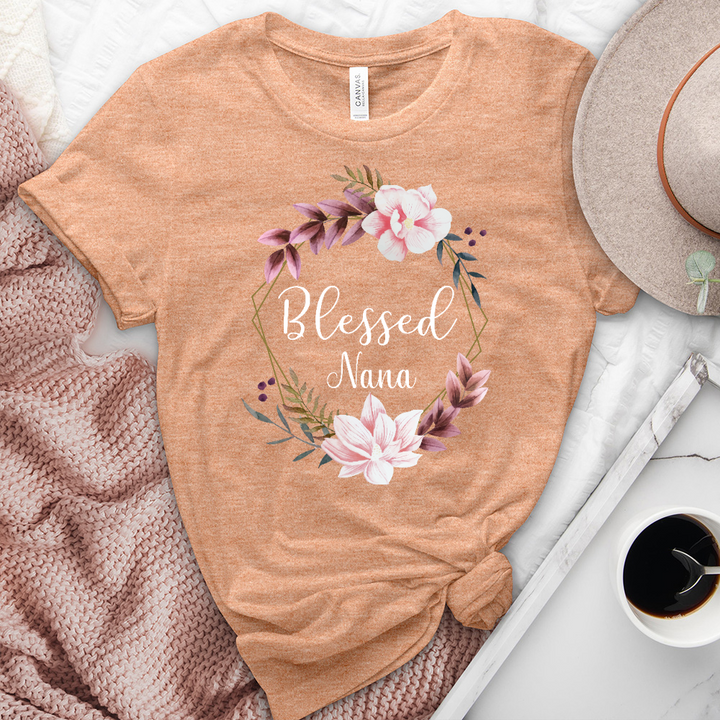 Blessed Nana Heathered Tee