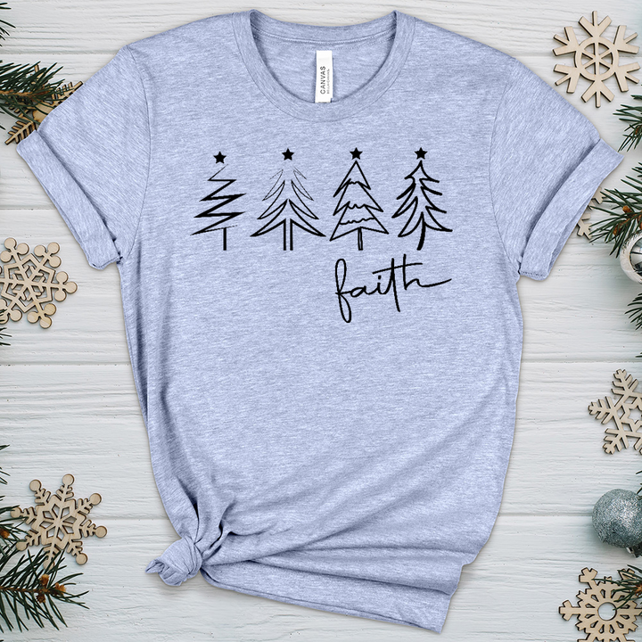 Faith Forest Heathered Tee