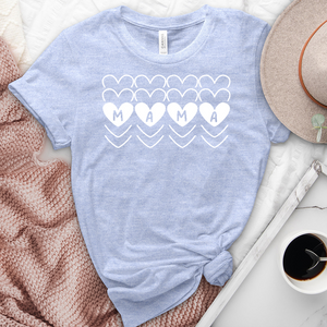 Mama Hearts Heathered Tee