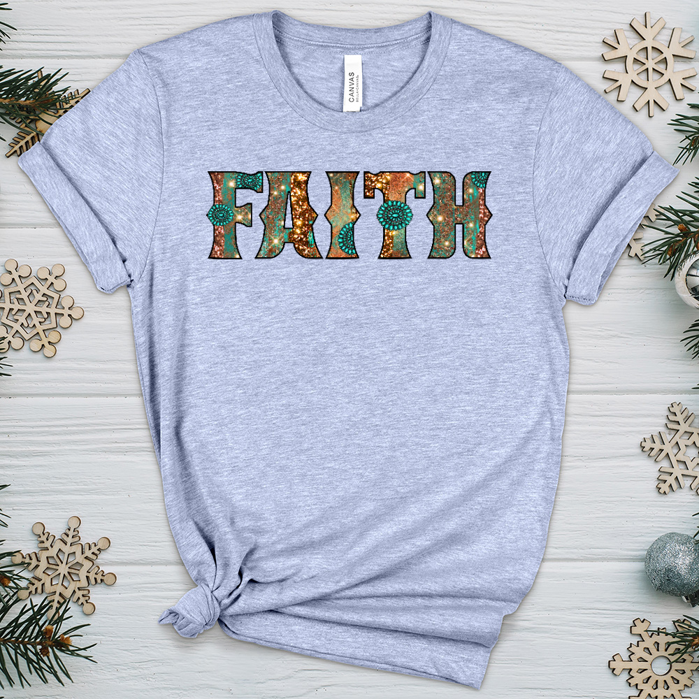 Faith Leopard P2 Heathered Tee