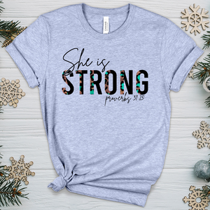 She is Strong 04 Heathered Tee