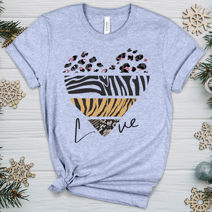 Love Is Wild 4 Heathered Tee