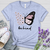 Be Kind Sunflower Butterfly Heathered Tee