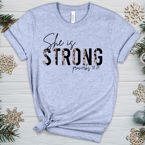 She is Strong 02 Heathered Tee