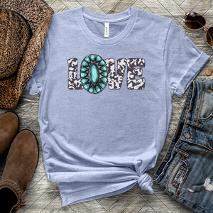 Love Cowgirl Heathered Tee