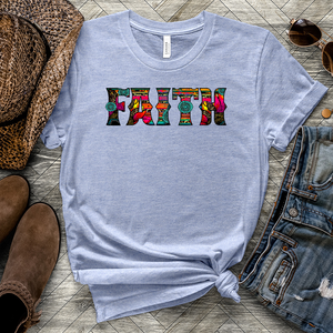 Faith Serape Heathered Tee