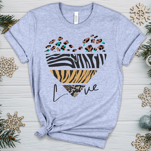 Love Is Wild 3 Heathered Tee