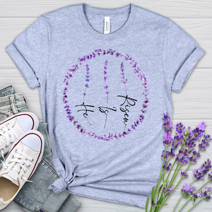 He Is Risen Heathered Tee