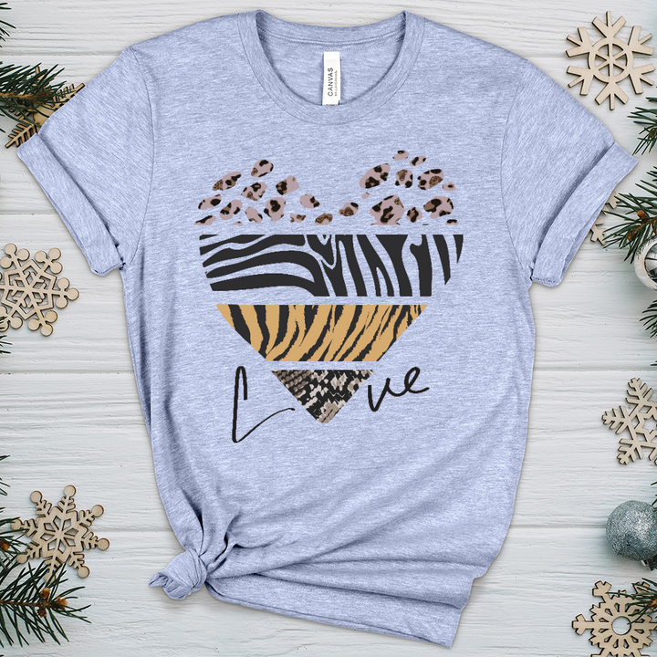 Love Is Wild 1 Heathered Tee
