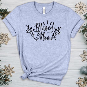 Blessed Mom Heathered Tee