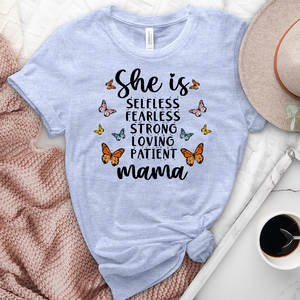 She Is Mama Heathered Tee