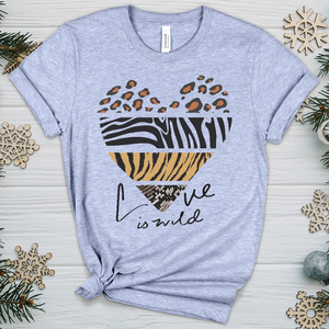 Love Is Wild Heathered Tee