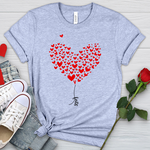 Faith Heart String Heathered Tee