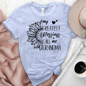 My Greatest Blessings Sunflower Heathered Tee