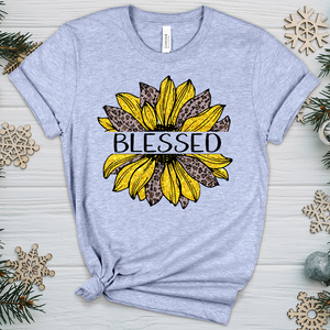 Blessed Sunflower V6 Heathered Tee