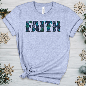 Faith Leopard P8 Heathered Tee