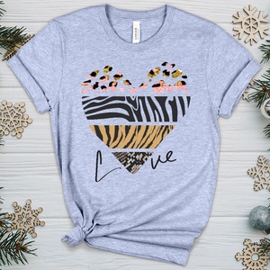 Love Is Wild 6 Heathered Tee