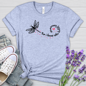 For I Know Dragonfly Heathered Tee