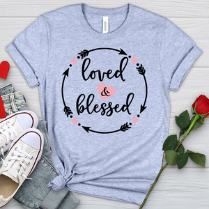 Loves & Blessed Heathered Tee