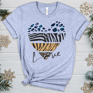 Love Is Wild 8 Heathered Tee