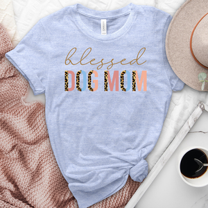 Blessed dog mom heathered tee