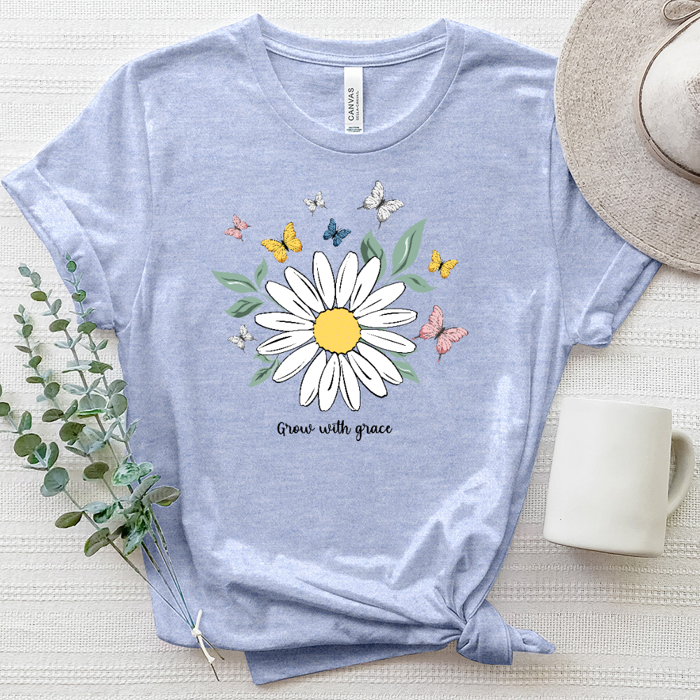 Grow with Grace Daisy Heathered Tee